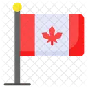 Canadian Canada Flag Icône