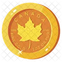 Canadian Maple Coin Icon