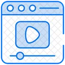 Canal De Video Video Camara Icono