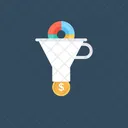 Vendite Funnel Entrate Icon