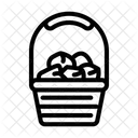Canasta de flores  Icono
