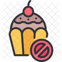Cancel No Sweets Sweet Icon