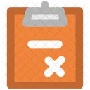 Cancel Rejected File Icon
