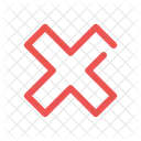 X Cross No Icon
