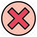 Cancel Cross Unchecked Fail Button Icon