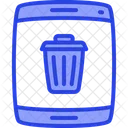 Delete Trash Dual Ton Icon Icône