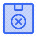 Cancel Delivery Shipping Icon