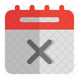 Free Cancel Agenda Icon Of Flat Style Available In Svg Png Eps Ai Icon Fonts