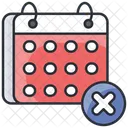 Cancel Appointment Calendar Schedule Icon