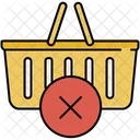 Cancel Shopping Basket Icon