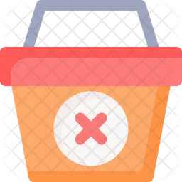 Cancel Basket  Icon