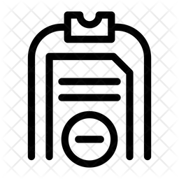 Cancel clipboard  Icon