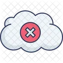 Cancel Cloud  Icon