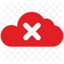 Cloud Cancel Stop Icon