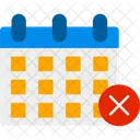 Cancel Event Calendar Remove Icon
