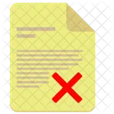 Cancel Contract Rule Icon