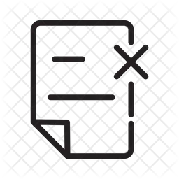 Cancel File  Icon