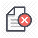 Cancel File Delete File Remove File Icon