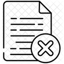 Cancel File  Icon
