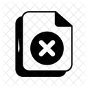 Cancel File  Icon