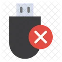 Cancel Flash Drive Flash Drive Pen Drive Icon