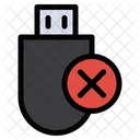 Cancel Flash Drive  Icon