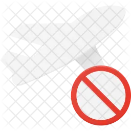 Cancel flight  Icon