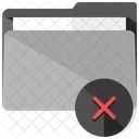 Cancel folder  Icon
