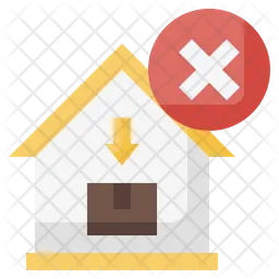 Cancel Home Delivery  Icon