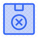 Cancel Delivery Shipping Icon