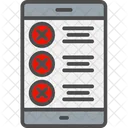 Cancel Cancel List Dont List Icon