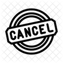 Cancel Close Door Icon
