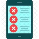 Cancel Cancel List Dont List Icon