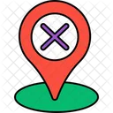 Cancel location  Icon