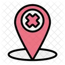 Cancel Location  Icon