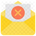 Remove Cancel Mail Delete Mail Icon