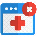 Cancel Medical Appointment  Icon