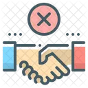 Cancel Partnership  Icon