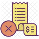 Cancel Payment Cancle Bill Payment Cancle Invoice Payment Icon