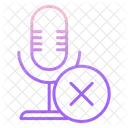 Icancel Mute Cancel Recording Remove Recording Icon