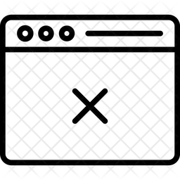 Cancel Screen  Icon