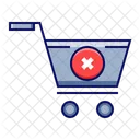 Cancel Shopping  Icon
