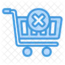 Cancel Shopping  Icon
