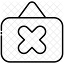 Cancel signboard  Icon