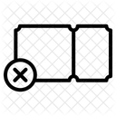 Cancel Ticket Ticket Transportation Icon