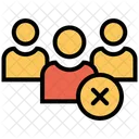 Cancel Users  Icon