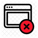 Web Cancel Error Icon