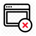 Web Cancel Error Icon