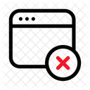Cancel Web  Icon