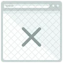 Cancel Webpage Remove Icon
